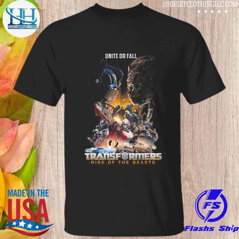 Unite or fall transformers rise of the beasts 2023 shirt