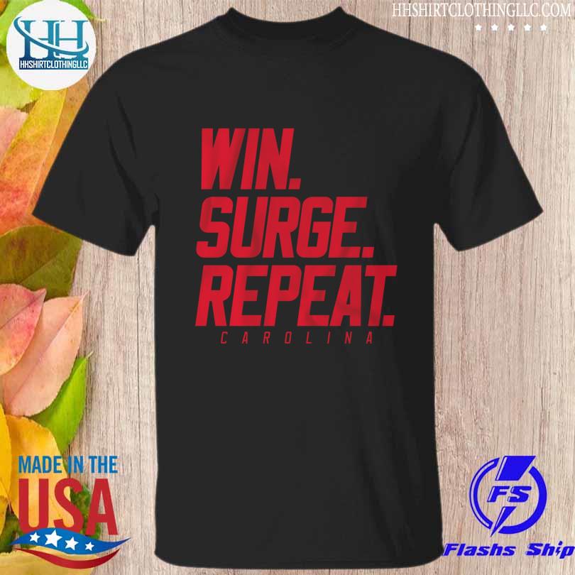 Win surge repeat carolina shirt