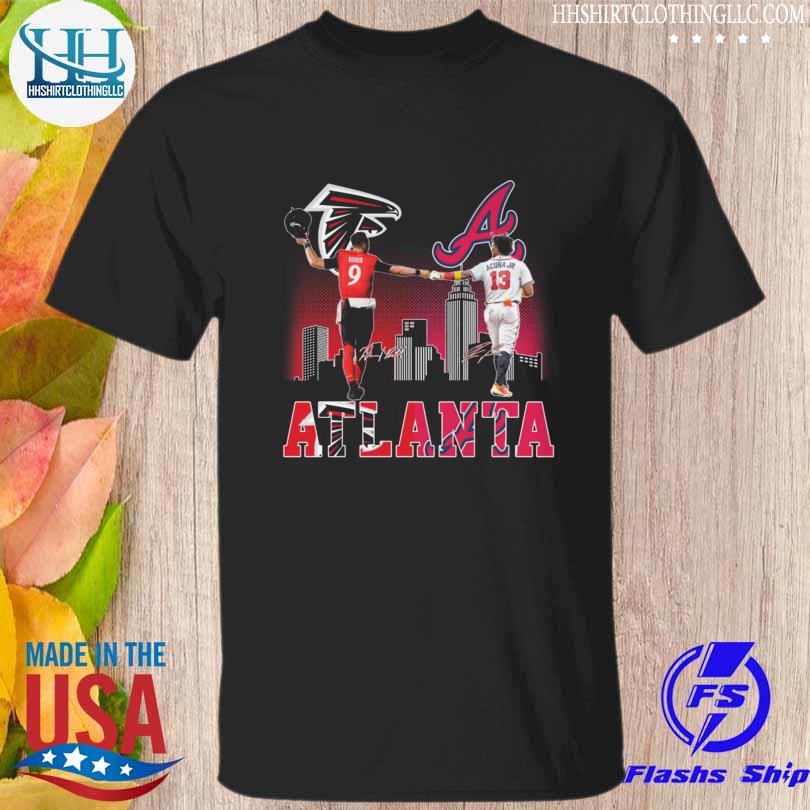 Atlanta Falcons Ridder And Braves Acuna Jr City Champions T Shirt