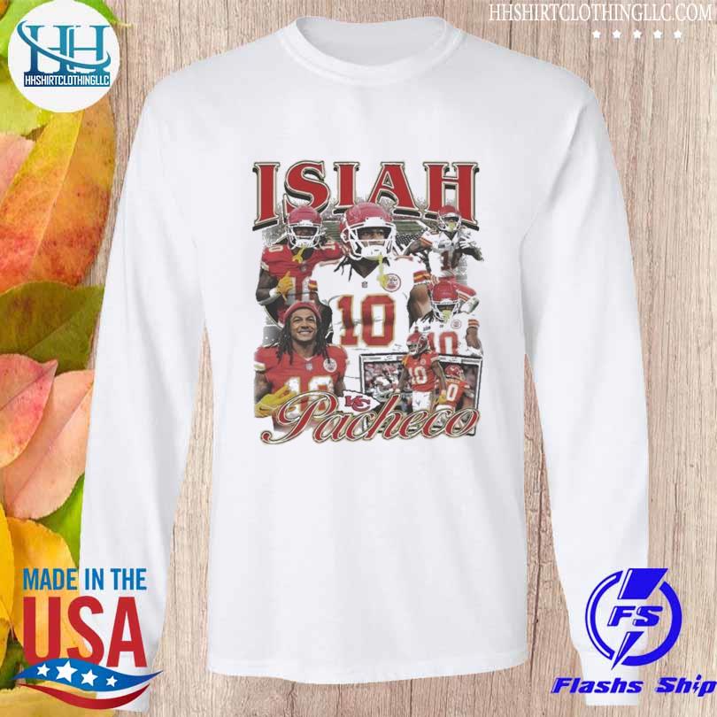 Isiah Pacheco Kansas City Chiefs Vintage Mono Shirt Longsleeve