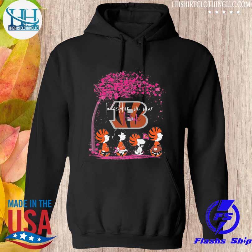 Cincinnati Bengals I Wear Pink For Breast Cancer Awareness Shirt, hoodie,  sweater, long sleeve and tank top