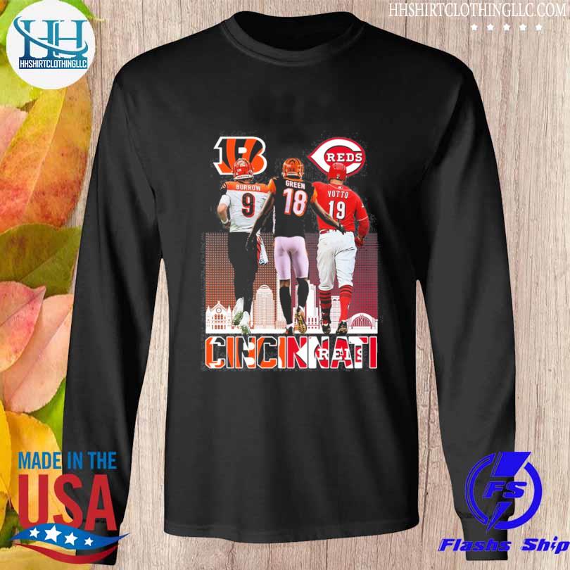 Cincinnati Bengals Joe Burrow and Reds Joey Votto signatures shirt, hoodie,  sweater, long sleeve and tank top