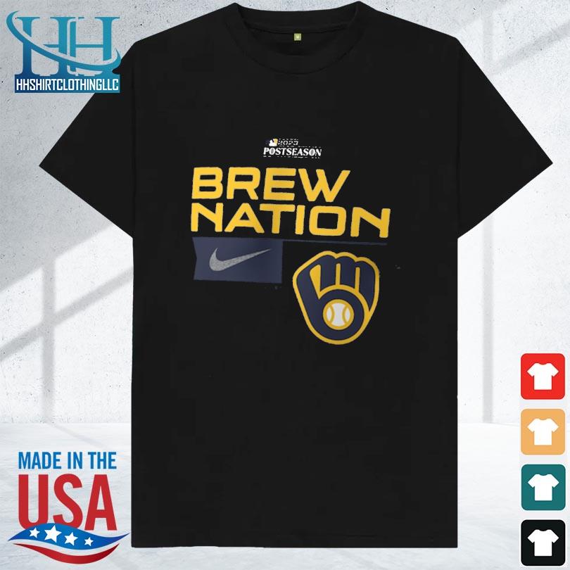 Milwaukee Brewers Nike Youth 2023 Postseason Authentic Collection