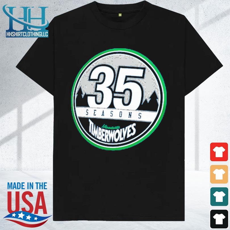 Minnesota Timberwolves Homage Unisex 35th Anniversary Hardwood