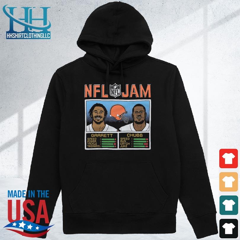 Men's Homage Myles Garrett & Nick Chubb Brown Cleveland Browns NFL Jam  Tri-Blend T-Shirt