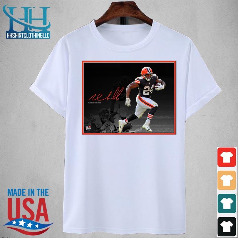 Nick Chubb Cleveland Browns Homage Caricature Player Tri Blend T