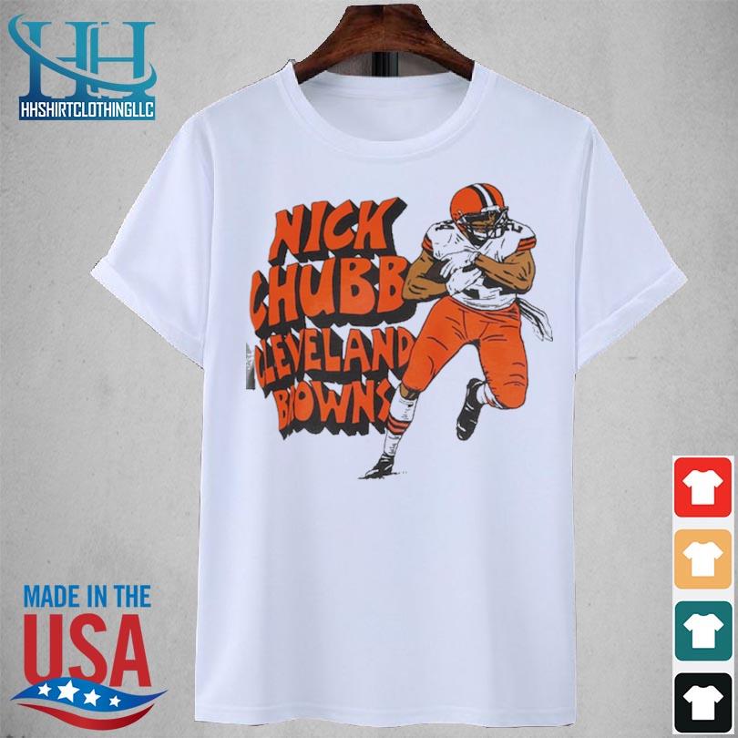 Cleveland Brown Nick Chubb Caricature Shirt, hoodie, sweater, long sleeve  and tank top