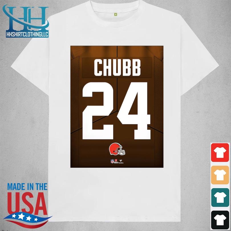 Nick Chubb Cleveland Browns Jersey Number Sublimated Player Plaque shirt,  hoodie, sweater, long sleeve and tank top