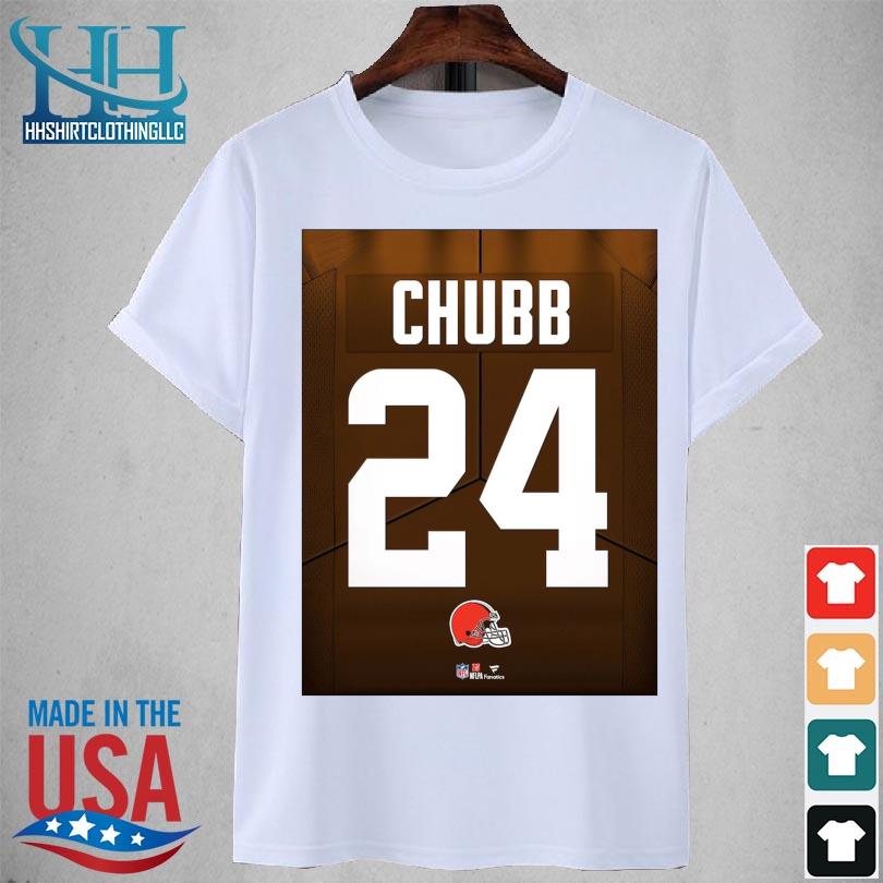 Nick Chubb Cleveland Browns Homage Caricature Player Tri Blend T