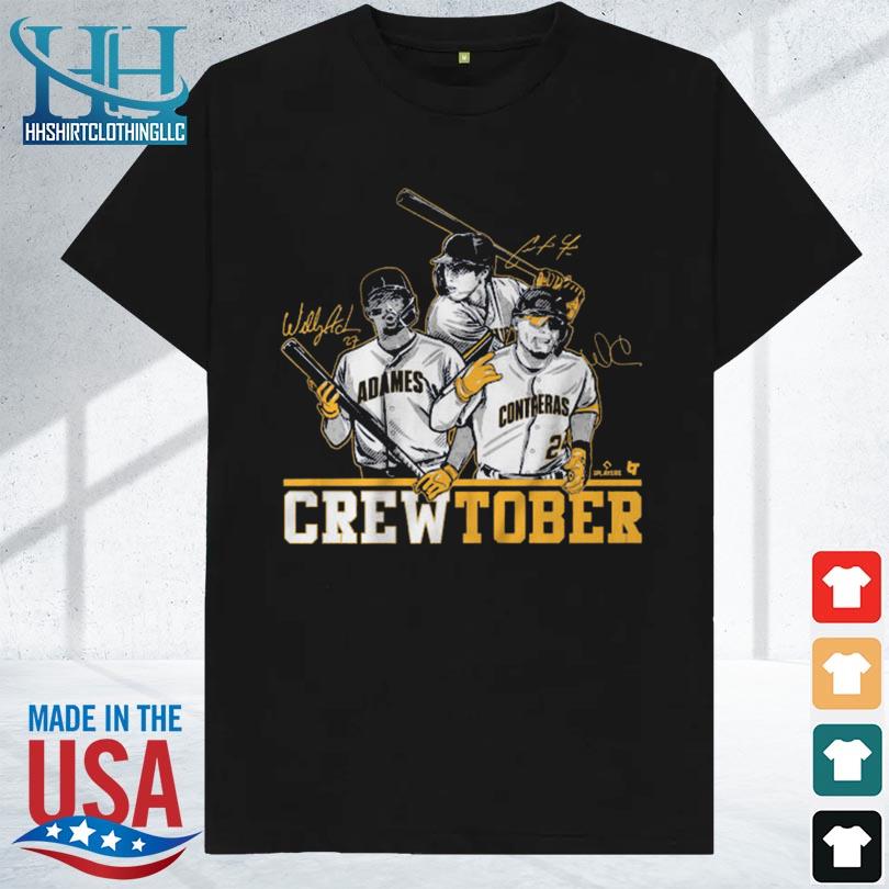 Ipeepz Christian Yelich Willy Adames and William Crewtober Shirt