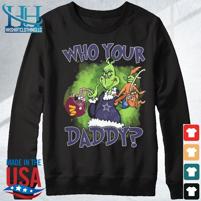 Official funny The Grinch Washington Commanders Dallas Cowboys Shirt,  hoodie, sweater, long sleeve and tank top