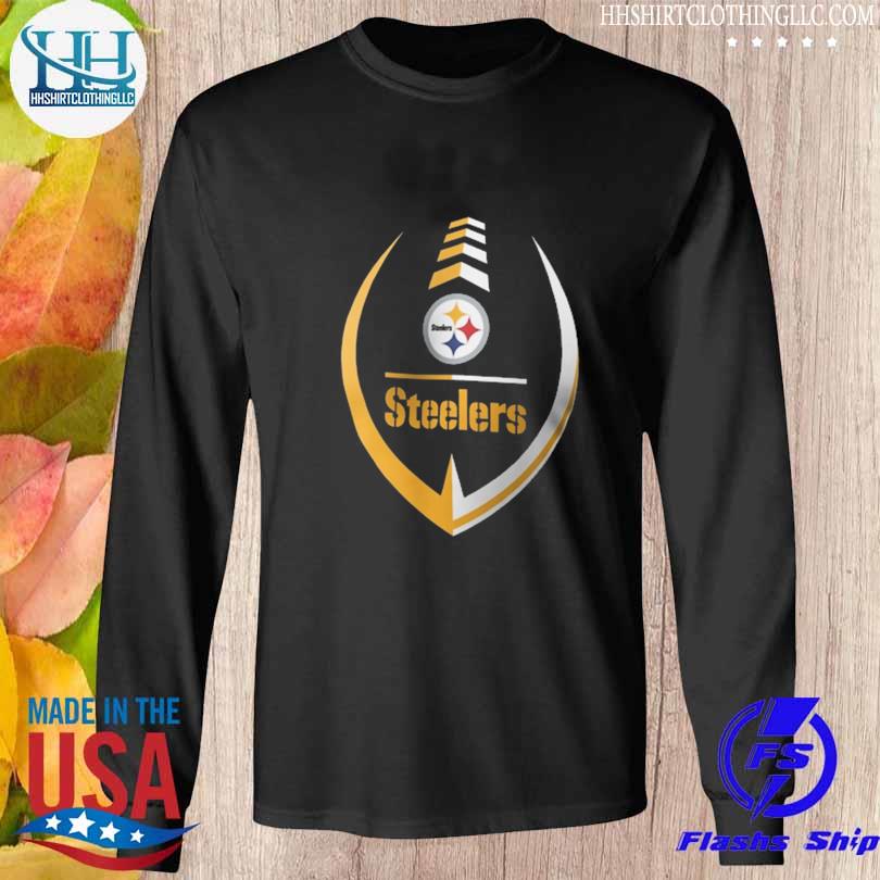 Men's Nike Gold Pittsburgh Steelers Logo Essential Legend Performance  T-Shirt