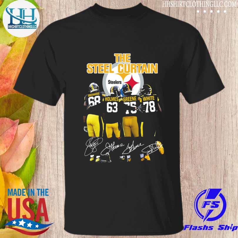 Pittsburgh Steelers steel curtain logo 2023 T-shirt, hoodie, sweater, long  sleeve and tank top