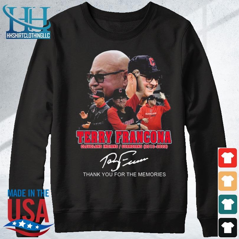 Terry Francona Cleveland Indians Guardians Signature Thank You For