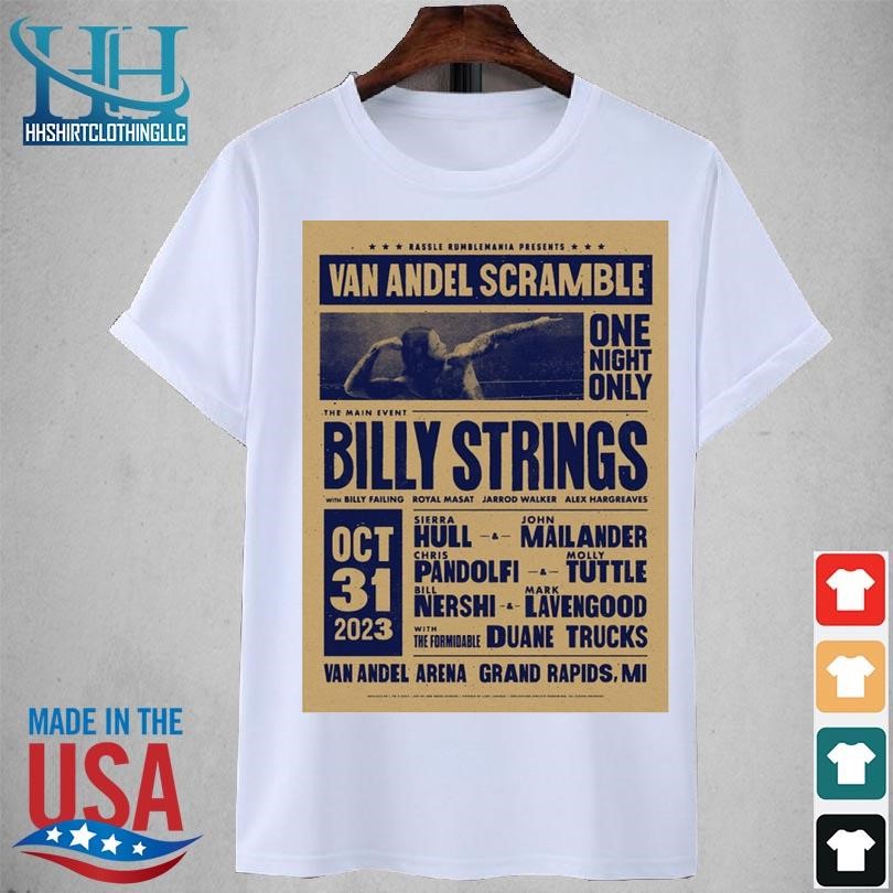 Billy strings grand rapids van andel arena oct 31 2023 shirt