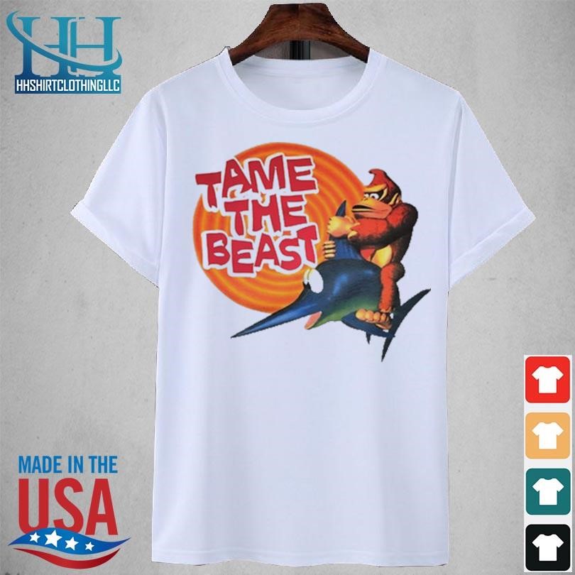 Donkey kong country snes promo tame the beast 2023 shirt