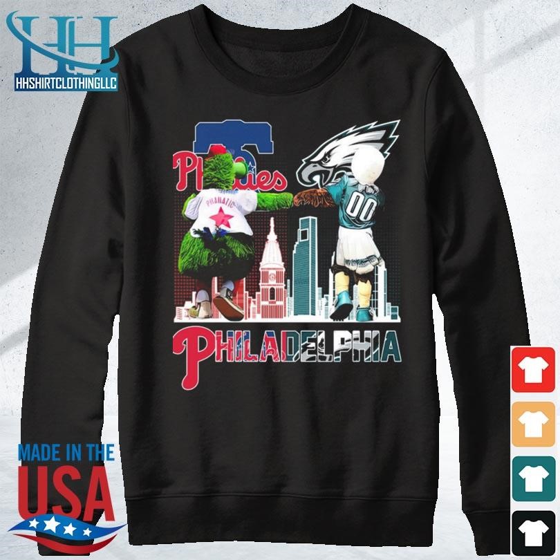 Original Philadelphia Teams Sport Skyline Mascot Phillies Eagles And Flyers  Shirt, hoodie, sweater, long sleeve and tank top