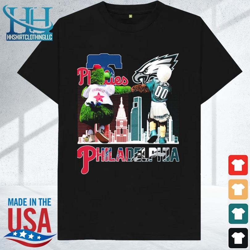 Original Philadelphia Teams Sport Skyline Mascot Phillies Eagles And Flyers  Shirt, hoodie, sweater, long sleeve and tank top