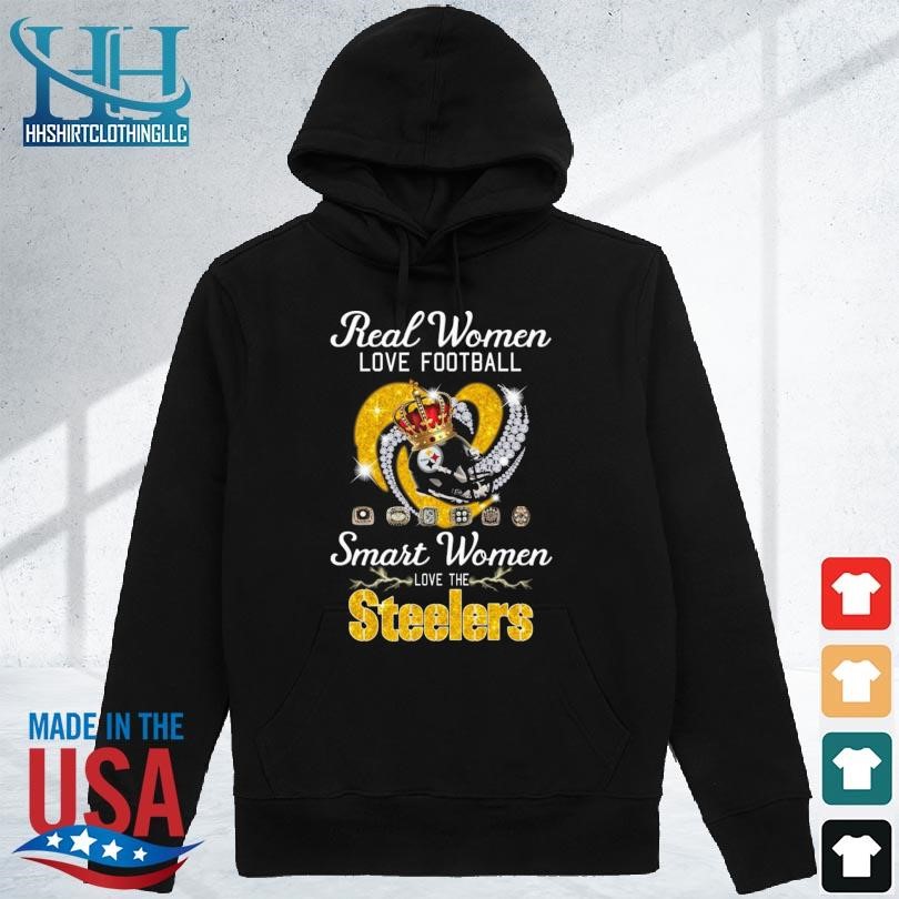 Real Women Love Football Smart Women Love The Steelers Players 2023  Signatures shirt, hoodie, sweater, long sleeve and tank top