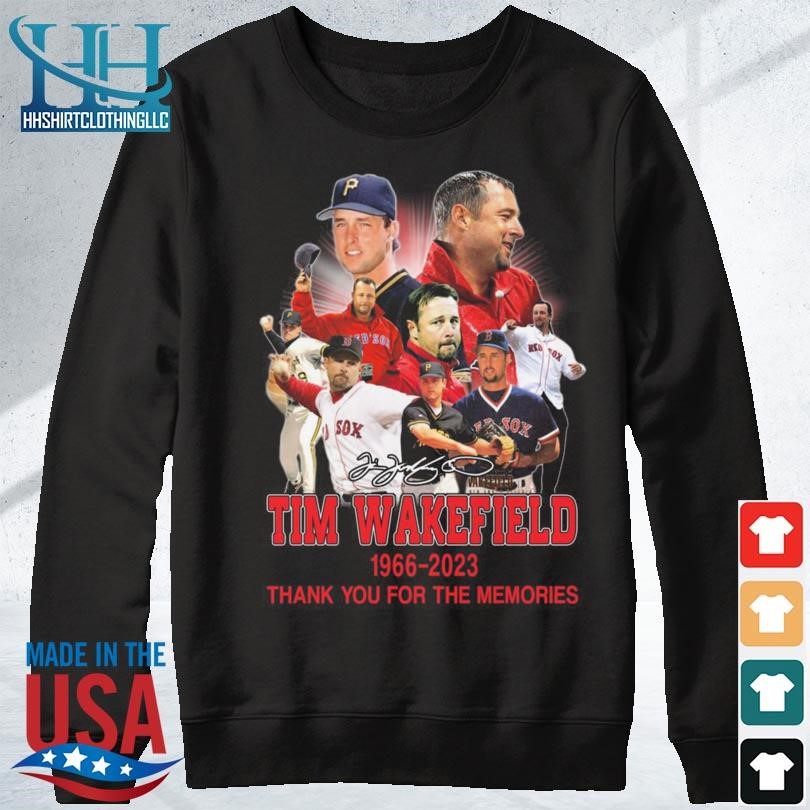 Tim Wakefield 1966 – 2023 Thank You For The Memories Signature T-Shirt,  hoodie, sweater, long sleeve and tank top