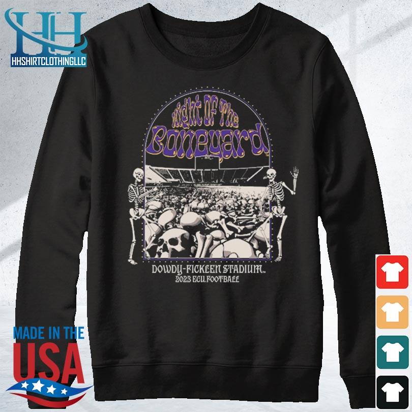 ECU Pirates Night Of The Boneyard 2023 Shirt, hoodie, sweater, long sleeve  and tank top