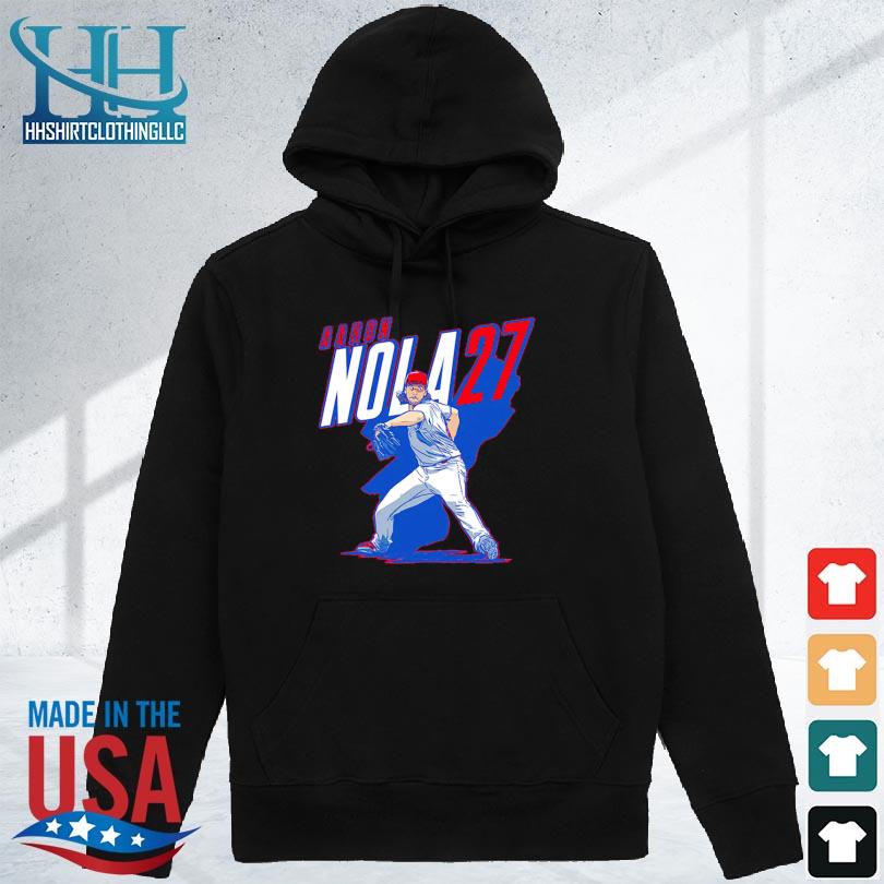 Aaron Nola Name And Number Mlbpa Shirt