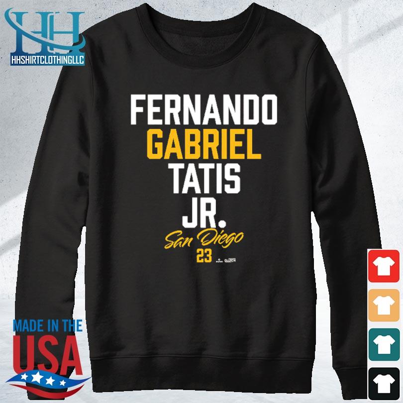 Funny fernando Tatis Jr. TEXT shirt, hoodie, sweater, long sleeve