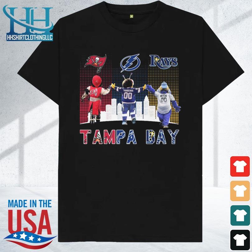 Tampa Bay Skyline Sports Teams Logo Rays X Lightning X Buccaneers