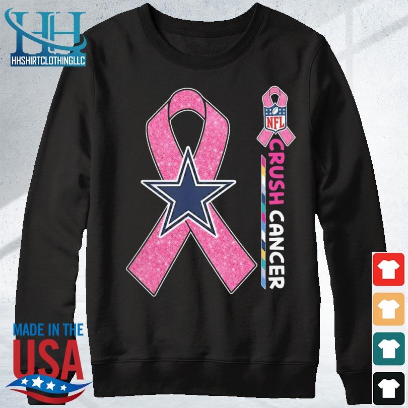 Dallas Cowboys NFL Crush Cancer shirt, hoodie, sweater, long