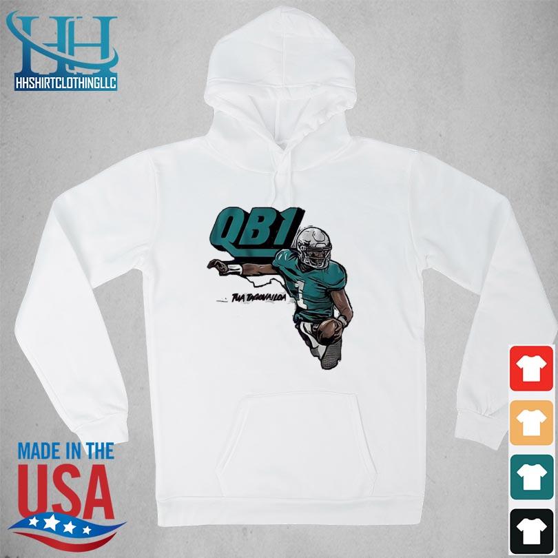 QB1 Tua Tagovailoa Miami Dolphins Unisex T-Shirt, hoodie, sweater, long  sleeve and tank top