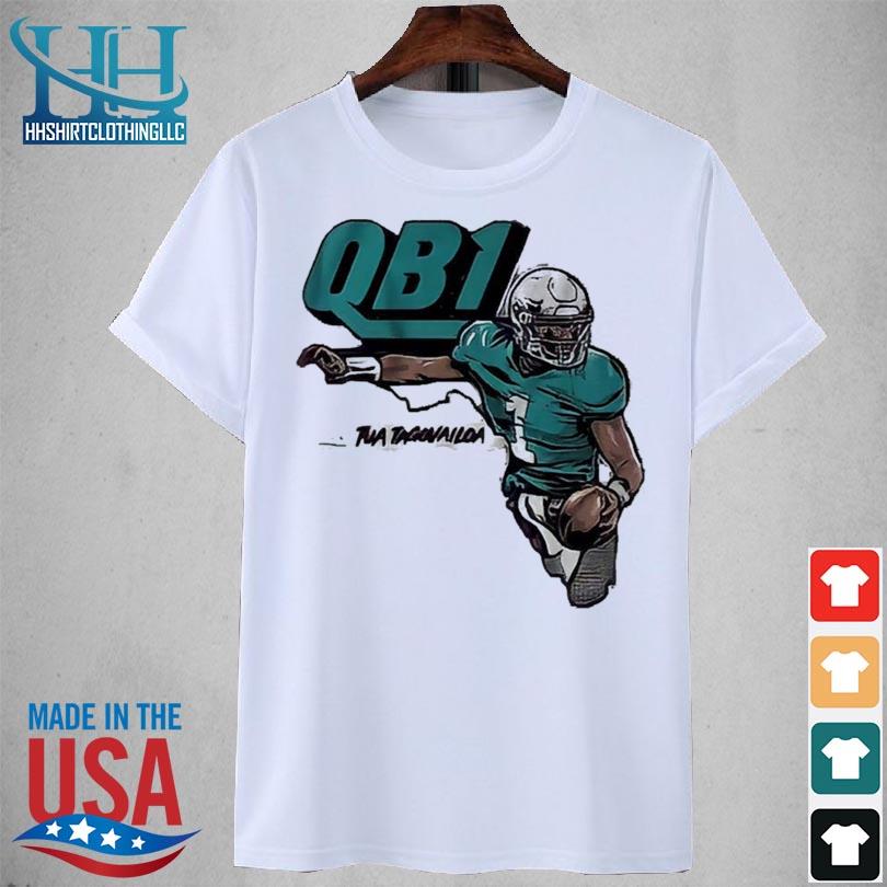 QB1 Tua Tagovailoa Miami Dolphins Shirt, hoodie, sweater, long