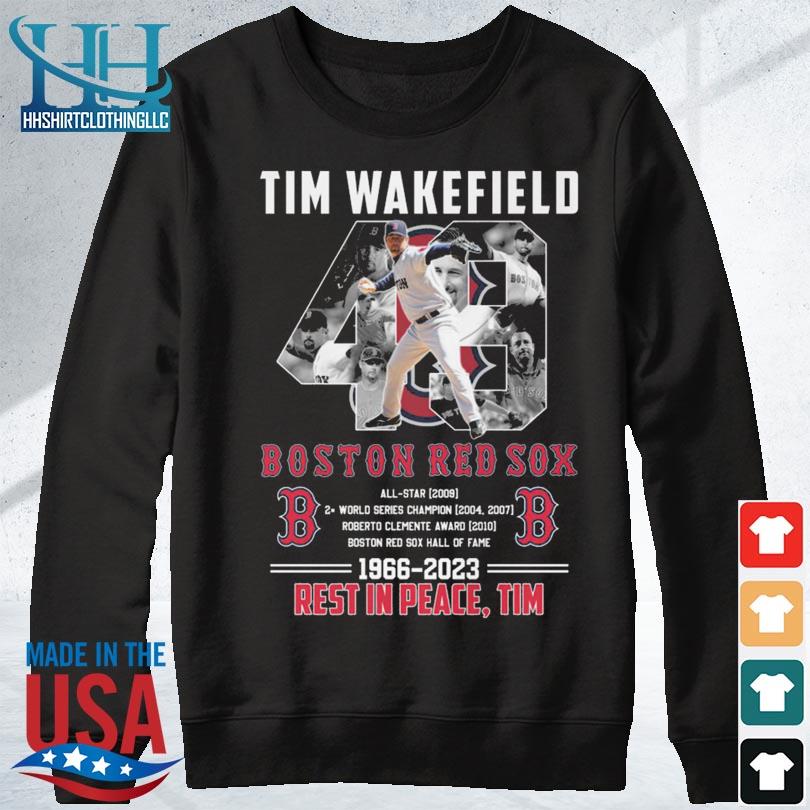 Retro Tim Wakefield Shirt MLB Shirt Boston Red Sox RIP Tim Wakefield  1966-2023 Thank You For The Memories Sweatshirt, hoodie, sweater, long  sleeve and tank top