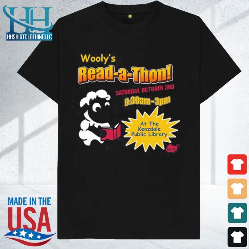 Robaroba shop woolys read a thon 2023 shirt
