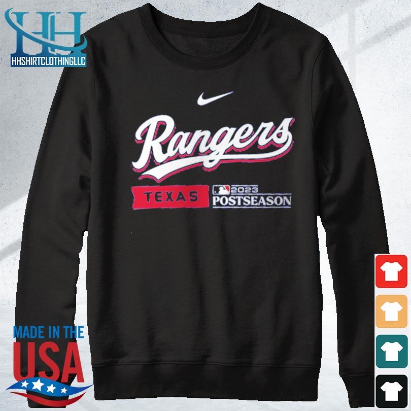 Texas Rangers Nike Postseason Authentic Collection Dugout 2023 Shirt,  hoodie, sweater, long sleeve and tank top