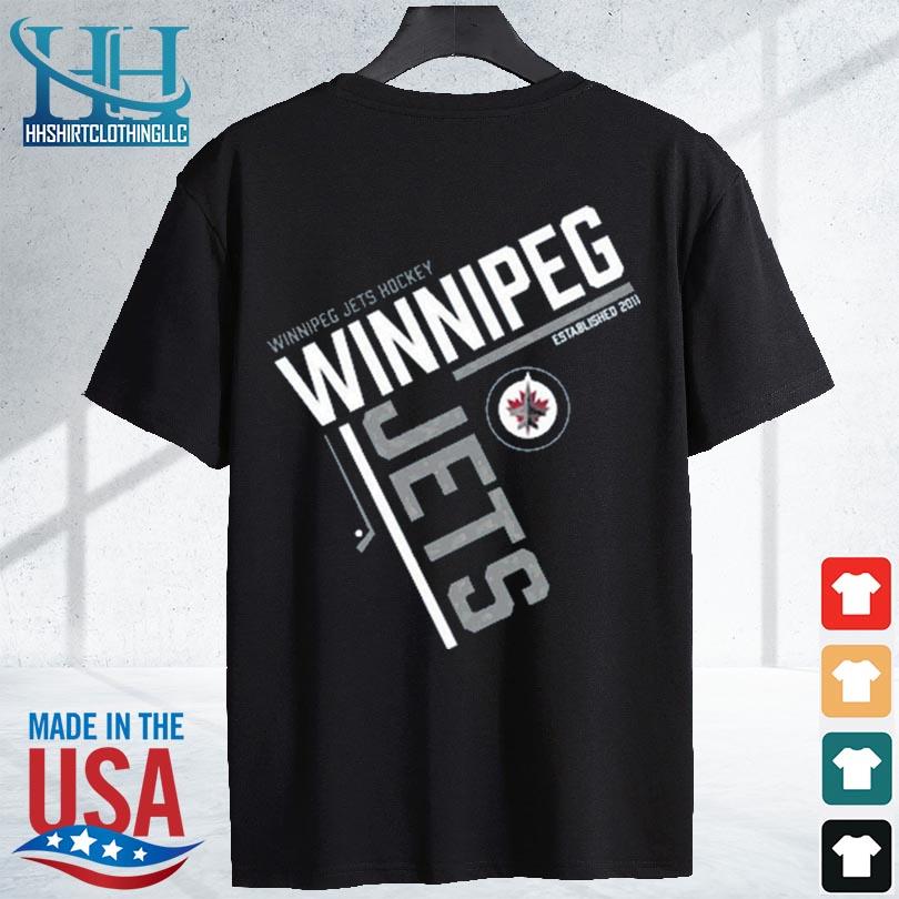 Lids Winnipeg Jets Levelwear Richmond Graffiti T-Shirt - Navy