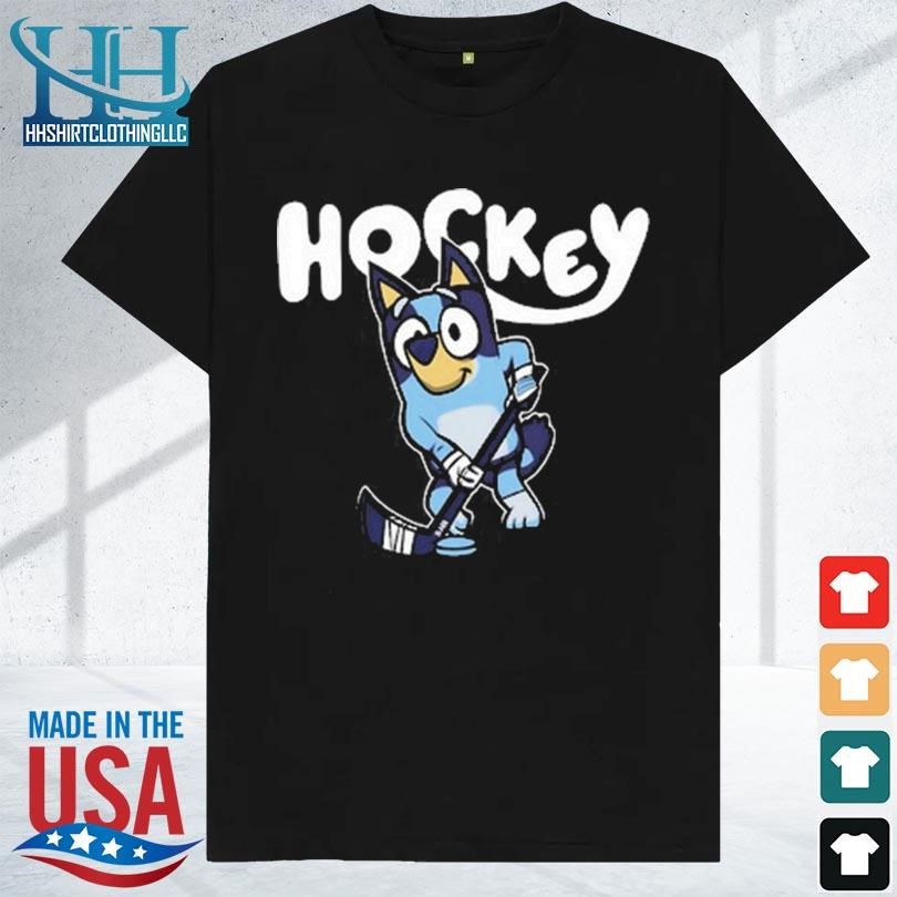 Bringhockeyback bluey dog hockey 2023 shirt