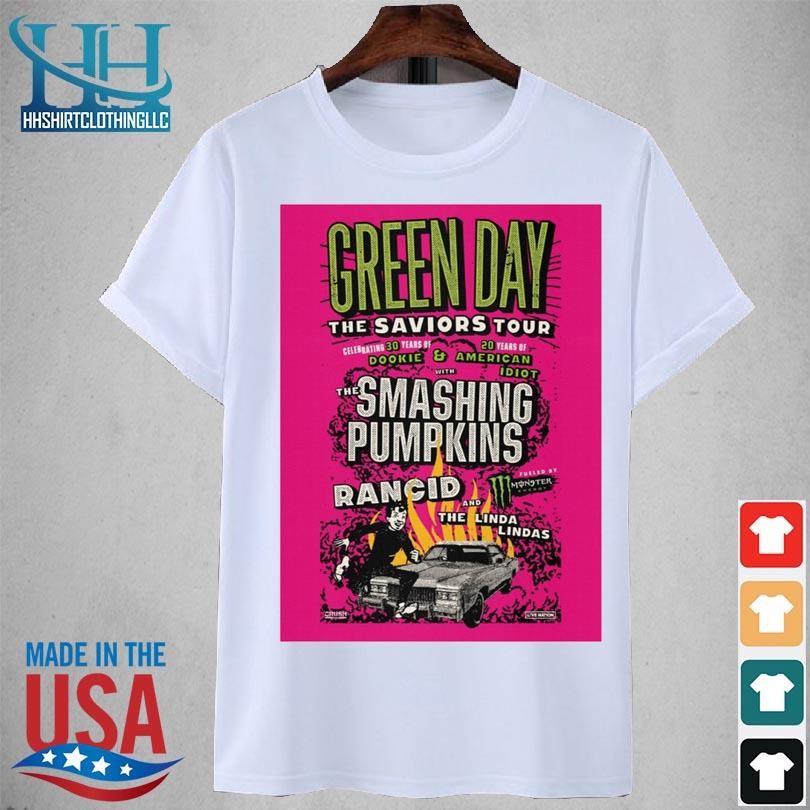 Green day the saviors eu uk tour 2023 dookie & American idiot shirt