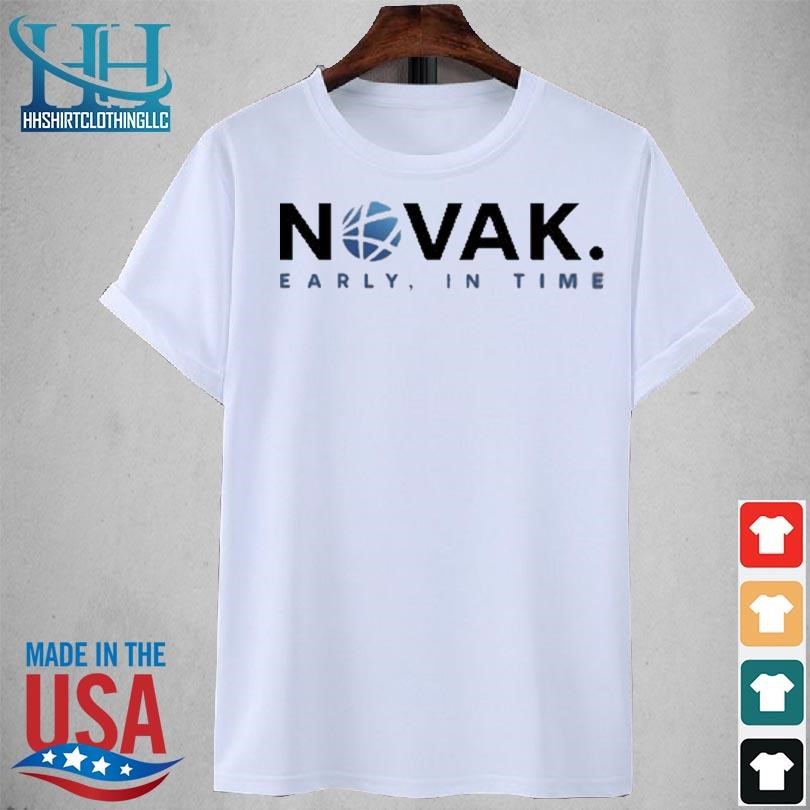Novak early in time 2023 shirt