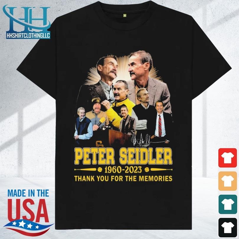 Peter seidler 1960 2023 thank you for the memories shirt