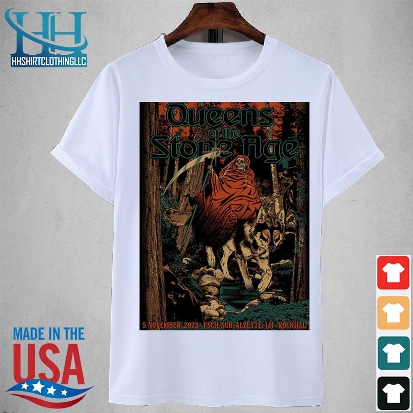 Queens of the stone age esch sur alzette lu rockhal main hall 11 05 2023 shirt
