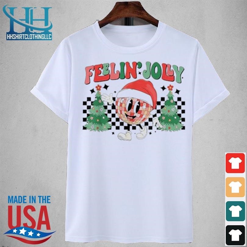 Retro feelin joly disco ball Christmas tree 2023 sweater
