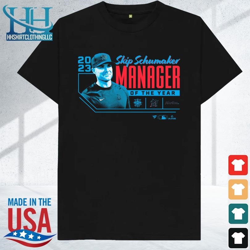 Skip schumaker miami marlins 2023 nl manager of the year shirt