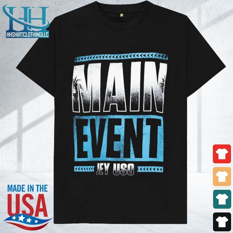 Youth black jey uso main event 2023 shirt