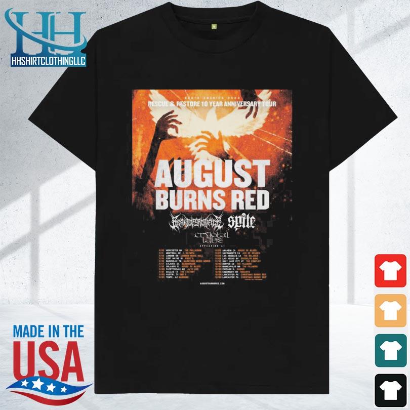 August Burns Red Tour 2023 Tee Shirt