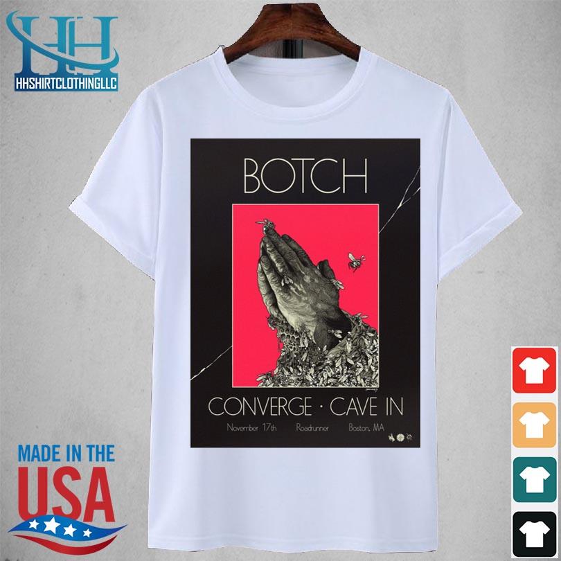 Botch converge cave in boston ma nov 17 2023 shirt