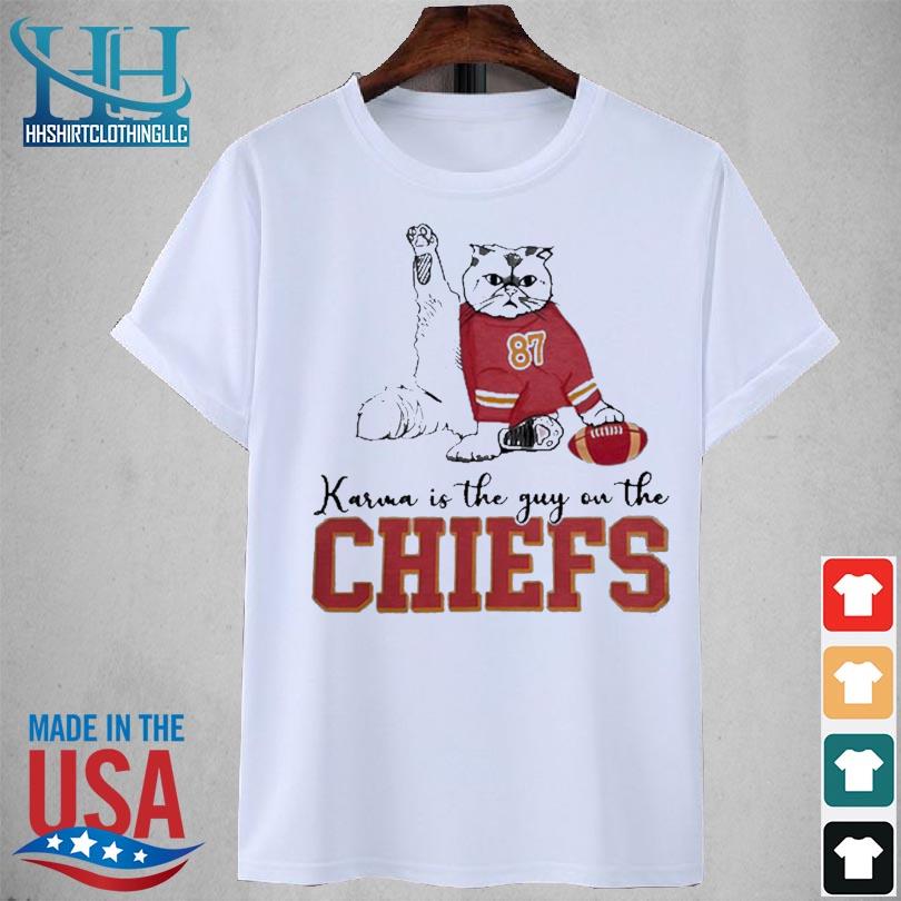 Cat 87 karma is the guy on the Chiefs 2023 shirt