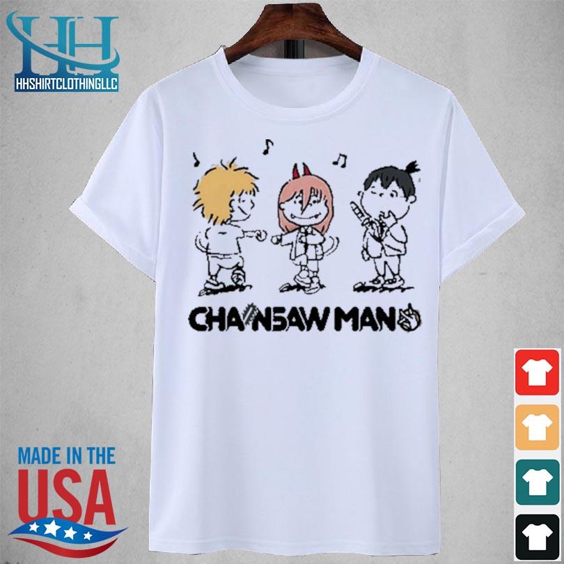 Chainsaw man x the Peanuts art 2023 shirt
