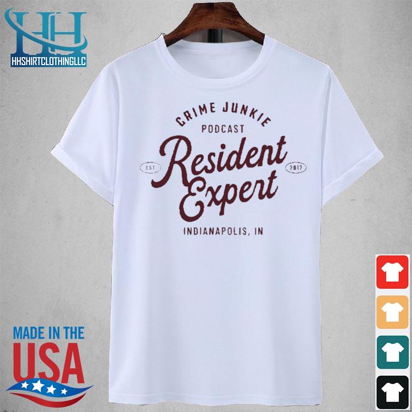 Crimejunkie resident expert 2023 shirt