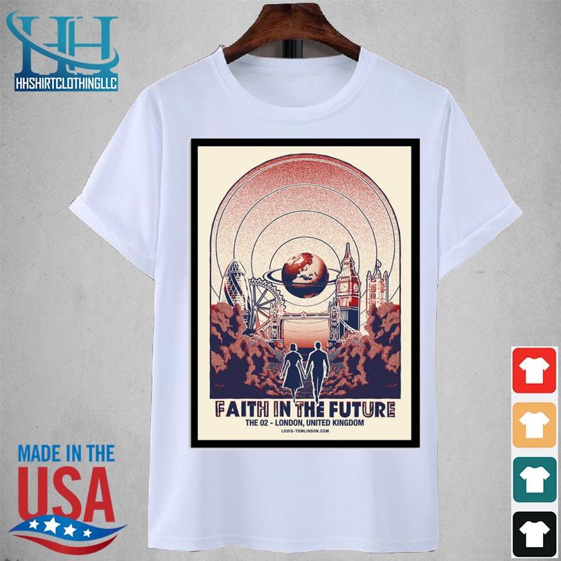 Faith in the future louis tomlinson the o2 london world tour litho uk & europe 2023 shirt