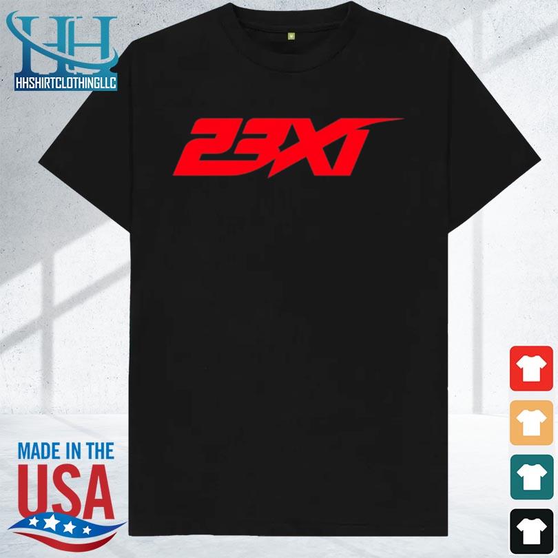 Men's 23xi racing black 2023 shirt